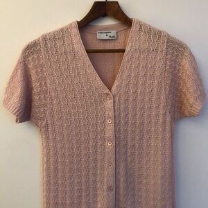 Suzette - Sweet Pink Vintage Cardigan 🌸